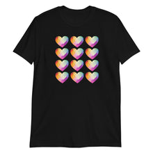 Load image into Gallery viewer, Hearts Short-Sleeve Adult Unisex T-Shirt