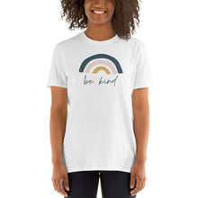 Load image into Gallery viewer, Be Kind Rainbow Short-Sleeve Adult Unisex T-Shirt