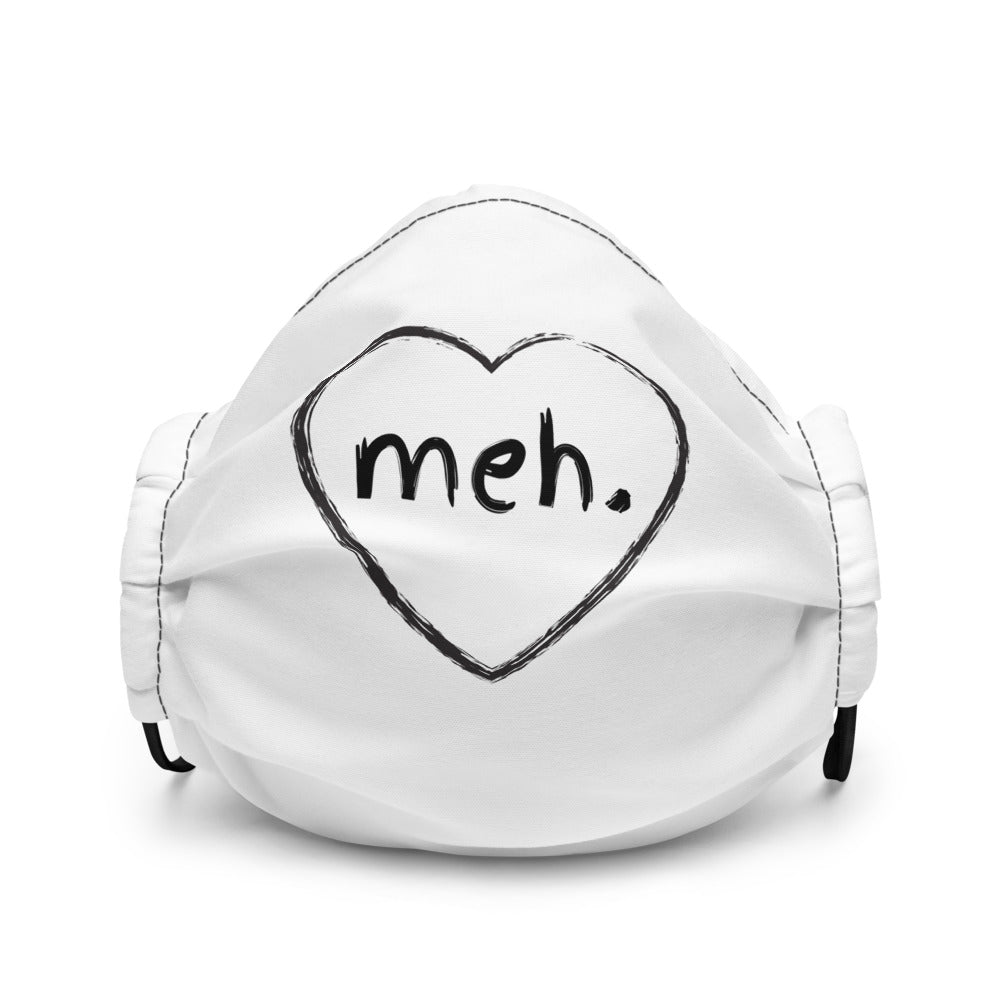 Meh Heart Premium Face Mask