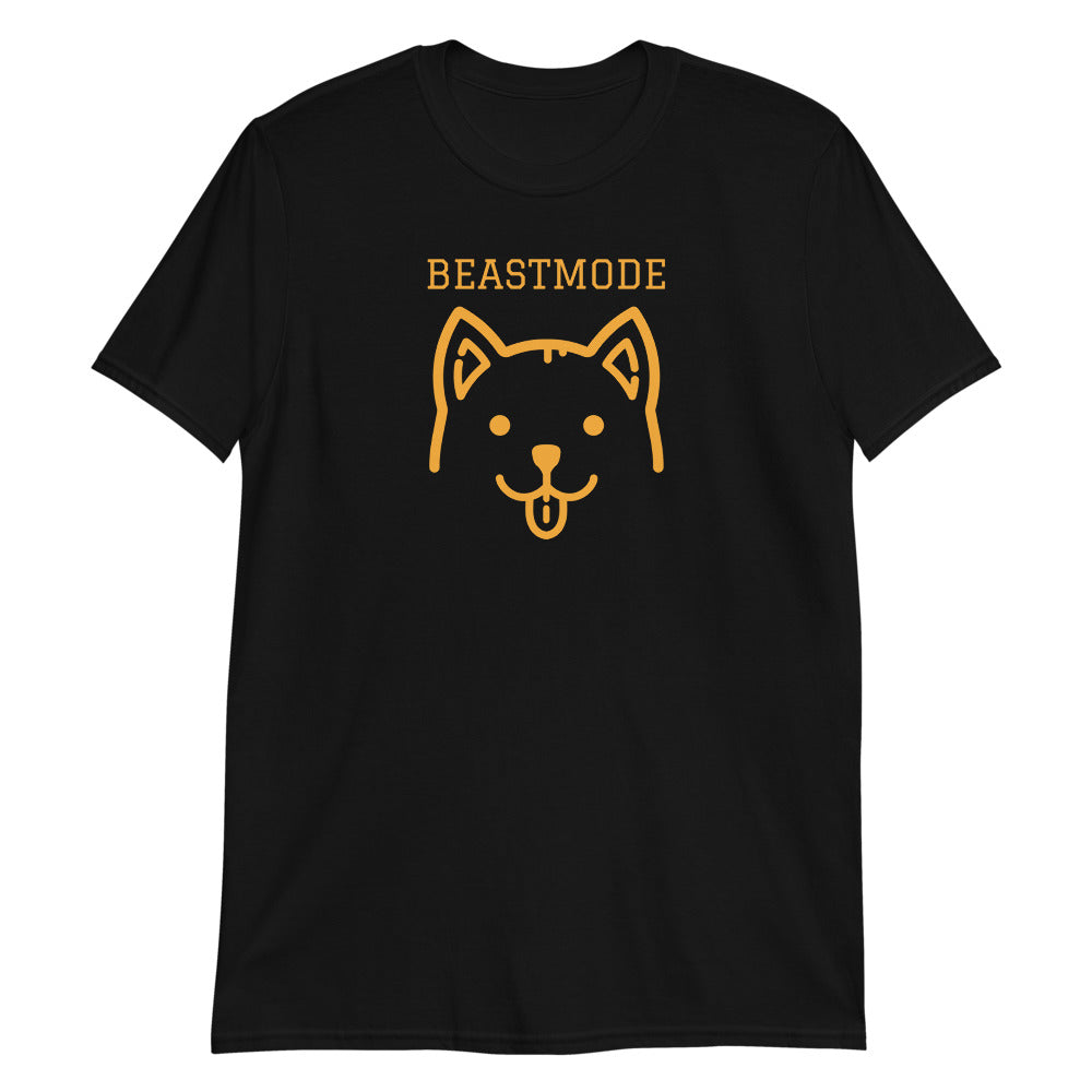 Beastmode Cute Dog Adult Unisex T-Shirt