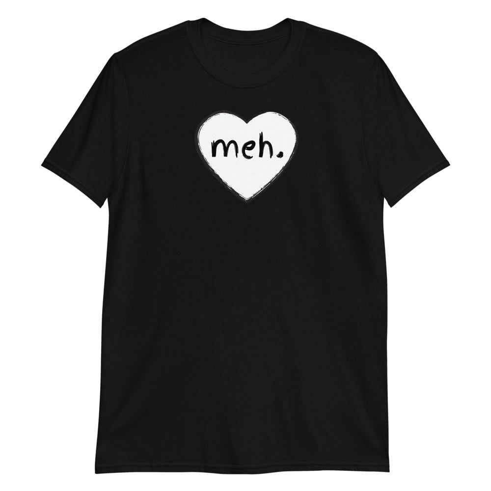 Sketchy Meh Heart Adult Unisex T-Shirt