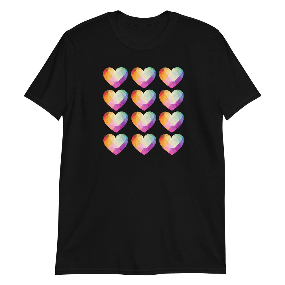 Hearts Short-Sleeve Adult Unisex T-Shirt