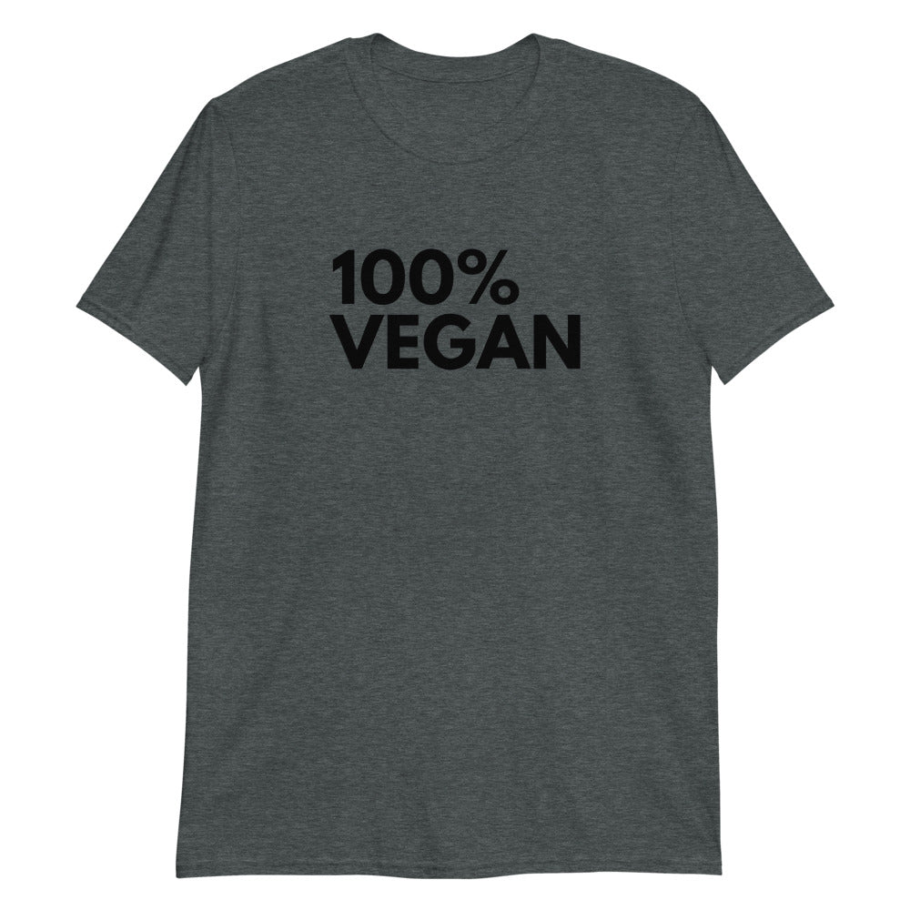 100% Vegan Short-Sleeve Unisex T-Shirt