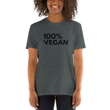 Load image into Gallery viewer, 100% Vegan Short-Sleeve Unisex T-Shirt
