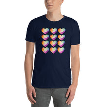 Load image into Gallery viewer, Hearts Short-Sleeve Adult Unisex T-Shirt
