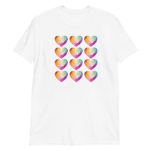 Load image into Gallery viewer, Hearts Short-Sleeve Adult Unisex T-Shirt
